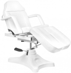 Activeshop Kosmetologinis krėslas HYDRAULIC COSMETIC SALON PEDI Baltas