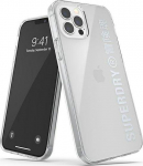 Dėklas SUPERDRY SNAP CASE CLEAR IPHONE12/12 PRO TRANSPARENT / Sidabrinis