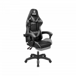 Kruger & Matz Žaidimų kėdė Žaidimų kėdė Warrior GX-150 Gaming Chair, Juoda-pilka