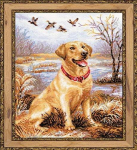 RIOLIS - Create It Yourself - Siuvinėjimo rinkinys &bdquo;Labradoras&ldquo; 1399 (30x40 cm)