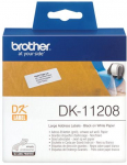 Brother Brolis | DK-11208 Didelės adresų etiketės | Baltas | DK | 38mm x 90mm
