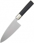 Japoni&scaron;ko plieno peilis KAI Wasabi juodas DM6715D peilis,15 cm a&scaron;menys