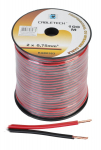 Cabletech 0.75 mm juodos ir raudonos spalvos garsiakalbio kabelis