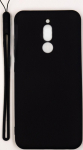 Evelatus Xiaomi Redmi 8 Nano Silikoninis dėklas Soft Touch TPU Juodas