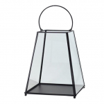 Lumarko Metal tapered lantern 21x21x26,5 cm, juodas