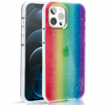 &bdquo;Kingxbar Ombre&ldquo; dėklas, skirtas &bdquo;Apple iPhone 12 Pro Max&ldquo; įvairiaspalvis