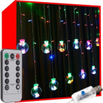 Iso Trade &Scaron;viesos užuolaidos 108 led usb daugiaspalvis kŚ19734