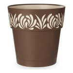 Lumarko Self-watering pot Gaia Ruda Plastmasinis (29 x 29 x 29 cm)