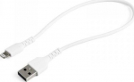 USB kabelis StarTech USB-A - Žaibas 0,3 m Baltas (RUSBLTMM30CMW)