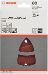 Bosch &Scaron;lif.popierius P 80 PSM 1 10 vnt. medžiui