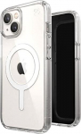 Speck Presidio Perfect-Clear + MagSafe &ndash; iPhone 15 Plus / 14 Plus dėklas su MICROBAN danga (skaidri)