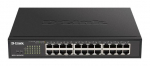 &Scaron;akotuvas D-LINK 24 prievadų Layer2 PoE Gigabit Smart Switch 24x 10/100/1000Mbit/s TP RJ-45 prievadas, i&scaron; kurio 12 x PoE 802.3af/802.3at802.3x srautas