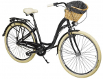 Dviratis AZIMUT Sarema ALU 28" 3-speed 2025 matinis juodas