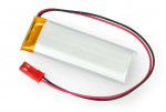 Akyga Li-Pol akumuliatorius 750mAh 1S 3.7V - JST-BEC jungtis + lizdas - 58x21x6mm