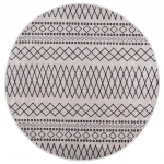 Kilimas, juodos ir baltos spalvos, 120cm, neslystantis
