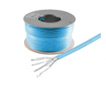 helos Cat.8.1 Verlegekabel AWG 22 LSZH 2000MHz CPR Dca 305m Trommel blau