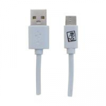 USB kabelis 2GO USB-A - USB-C 1 m Balta (795925)
