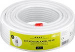 Viela Goobay 90 dB bendraa&scaron;io keturkampio antenos kabelis, 2 x patikra, CCS, 25 m