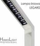 HanksLight Grindų lempa LED stovi lempa, aliuminis, 1200*2146mm, auk&scaron;tyn 21W/žemyn36W, 4000K