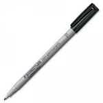 M-Cab STAEDTLER Non-permanent marker "Lumocolor 316 F", juodas, OHP, 0,6 mm
