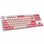 Ducky One 3 Gossamer TKL Rožinė žaidimų klaviatūra - MX-Raudona US i&scaron;dėstymas