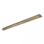 Pakabinamas &scaron;viestuvas Ideal Lux Tvirtinimo Elementas Rosone Lineare 5 Luci Ottone Brunito