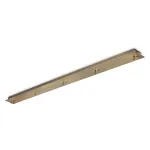 Pakabinamas &scaron;viestuvas Ideal Lux Tvirtinimo Elementas Rosone Lineare 5 Luci Ottone Brunito