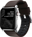 Dėklas Nomad Active Strap Pro Brown, sidabrinis - Apple Watch 49mm/46mm/45mm/44mm/42mm