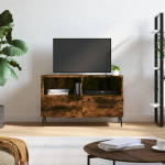 TV staliukas Televizoriaus spintelė, dūminio ąžuolo, 80x36x50cm, mediena