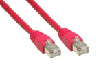 GoodConnections Geri ry&scaron;iai Patchkabel 0,25 m (6 kat., S/FTP, 250MHz) raudona