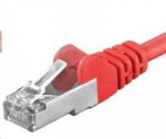 PremiumCord PREMIUMCORD Patch kabelis CAT6a S-FTP, RJ45-RJ45, AWG 26/7 7m raudonas