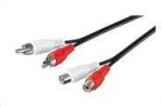 PREMIUMCORD Garso prailginimo laidas 2x Cinch - 2x Cinch (RCA, M/F) 5m