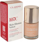Clarins Skin Illusion Velvet ( Natura l Matifying & Hydrating Foundation) 30 ml Makiažo pagrindas 107C makiažo pagrindas Moterims