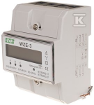 F&F 3 fazių energijos sunaudojimo indeksas, tiesioginis kl.1 3x230V + N (WZE-3)