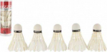 Enero Badmintono Plunksnelės Donnay 5 vnt. Baltos 413990
