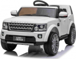 Ramiz Elektromobilis Land Rover Discovery, baltas