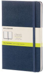 Užra&scaron;ų knygutė Moleskine Classic 13x21cm, baltais lapais, kietu vir&scaron;eliu, mėlynos spalvos