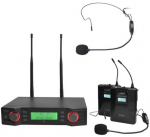Ausinės DNA Professional VM Dual Head Set - Belaidė mikrofono sistema