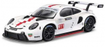 *BBURAGO metal, 1:43, PORCHE 911 RSR, baltas