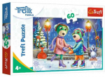 Trefl Dėlionė 60 vnt. - Treflikų žiemos linksmybės