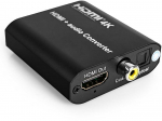 Spacetronik I&scaron;traukiklis HDMI-HDMI + garso SPDIF koaksialus RL SPH-AE01