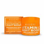 Biovene Vitamin C Night Boost Brightening Night Kreminis Intense Moisturizing naktinis veido kremas 50ml
