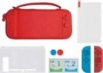 MARIGames rinkinys 6in1 atvejis EtuI stiklas Nintendo perjungiklis / Ds- 106 Raudonasis dėklas