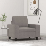 Sofa Krėslas, taupe spalvos, 60cm, audinys