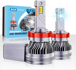 LED HB3 lemputės 2vnt. +500% super light CANBUS 9005