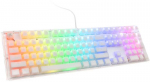 Ducky One 3 Aura Baltas žaidimų klaviatūra RGB LED - MX-Silent-Raudona US i&scaron;dėstymas