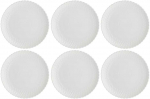 La Porcellana Bianca 6 momenti torto lėk&scaron;čių rinkinys - baltas, 18 cm