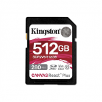 Atminties kortelė Kingston SDXC II V60 React Plus | SDR2V6/512GB | 512 GB | SDXC | Flash atminties klasė Class 10, UHS-II, U3, V60