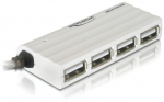 DELOCK HUB USB2.0 4 prievadas i&scaron;or. ZSlimZ