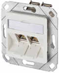 METZ CONNECT E-DAT modulis 2 port UPk Cat.6A, grynai baltas